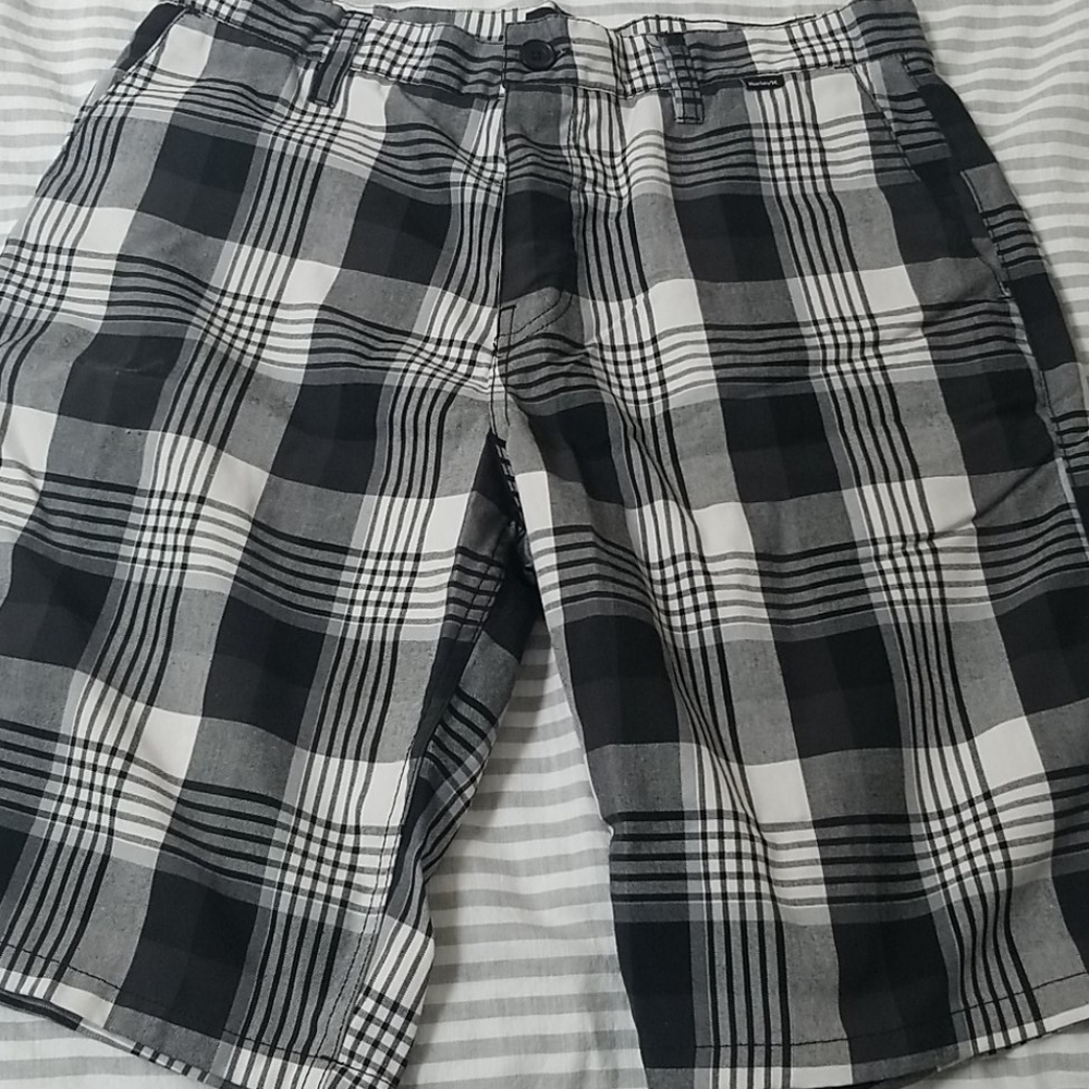 Mens Hurley checkered shorts